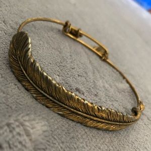 Alex and Ani feather bracelet